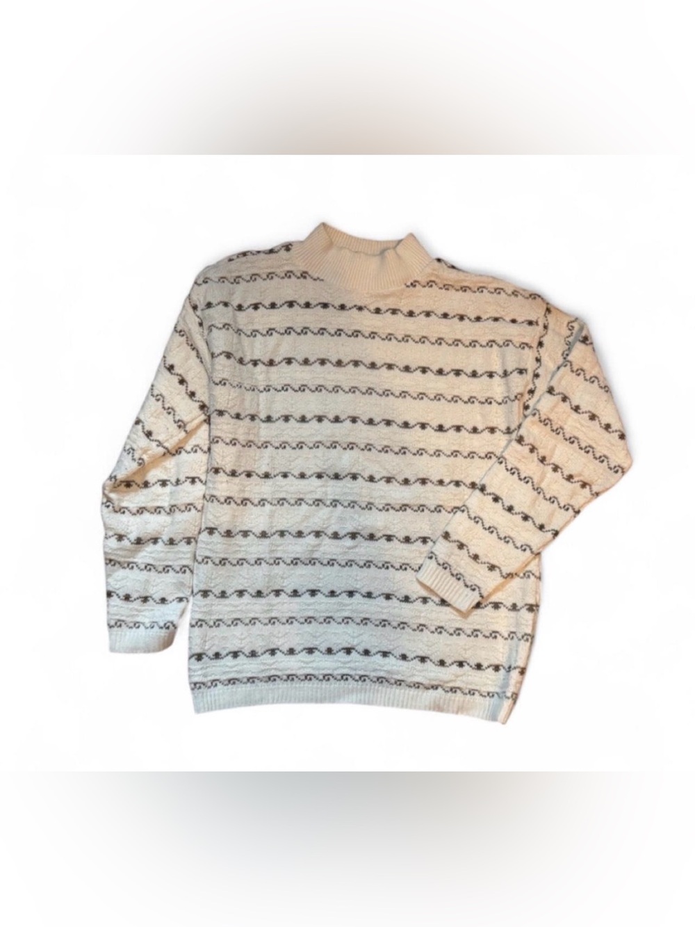 Vtg basic editions knit sweater
